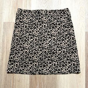 Cheetah Print Skirt - Ann Taylor Loft